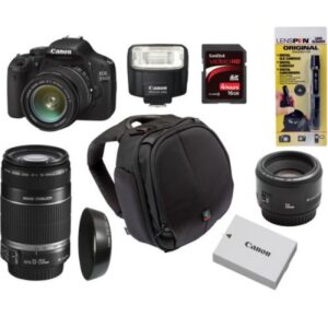 CANON EOS 550D DIGITAL SLR CAMERA W/ EF-S 18-135MM F/3.5-5.6 IS LENS