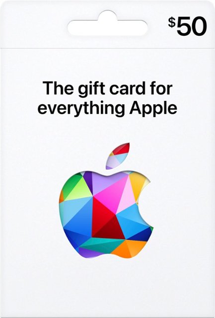 $50 Apple - Gift Card - App Store, Music, iTunes, iPhone, iPad, AirPods, accessories, and more