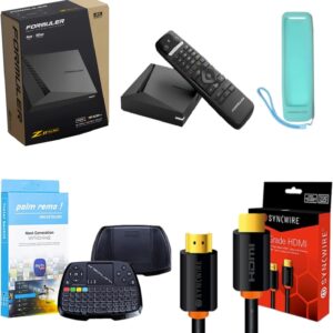 Formuler Z11 Pro Max 4K Android 11 Dual Band 5G Gigabit LAN 4GB Ram 32GB Storage with Premium IR1 Remote Control | Bonus HDMI Cable | Bonus Dreamlink 7 Color Keyboard| Bonus Silicone Remote Case