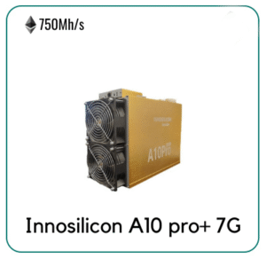 Innosilicon A10 Pro+ 750MH/S 7GB Ethash Miner