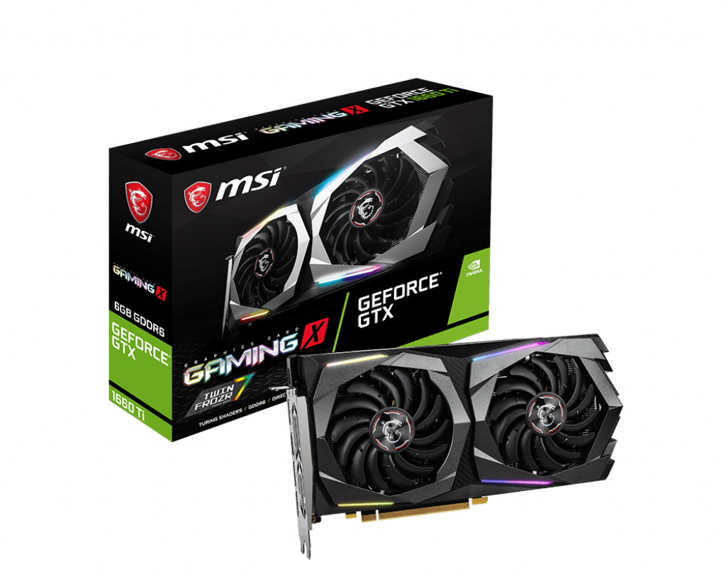 MSI GEFORCE GTX 1660 TI GAMING X 6G - VGA - PCI-E X16 (V375-040R)