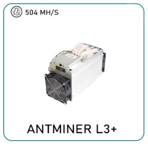 Bitmain Antminer L3+ 504 Mh/s Dogecoin/Litecoin Miner