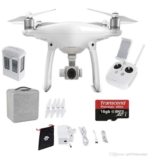 DJI PHANTOM 4 QUADCOPTER DRONE 4K 12 MEGAPIXEL HD CAMERA